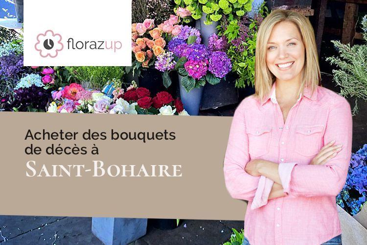 compositions de fleurs pour un enterrement à Saint-Bohaire (Loir-et-Cher/41330)