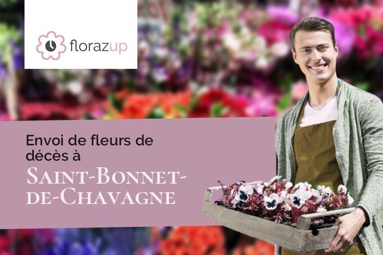 bouquets de fleurs pour un deuil à Saint-Bonnet-de-Chavagne (Isère/38840)