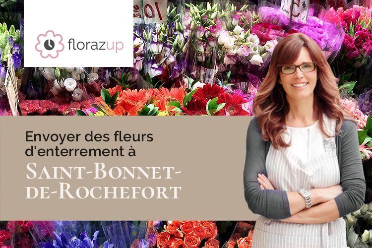 fleurs deuil pour un décès à Saint-Bonnet-de-Rochefort (Allier/03800)