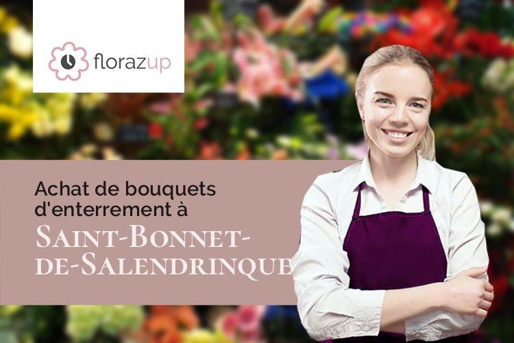 créations florales pour des funérailles à Saint-Bonnet-de-Salendrinque (Gard/30460)