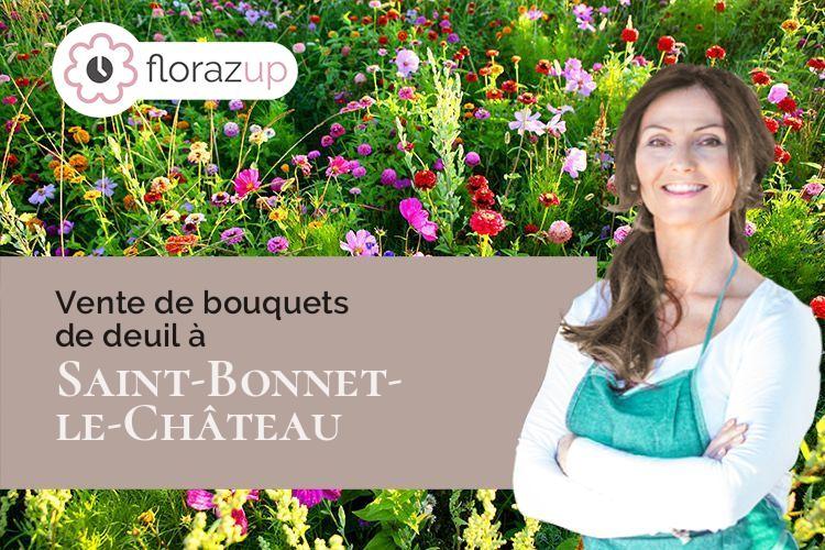 bouquets de fleurs pour un décès à Saint-Bonnet-le-Château (Loire/42380)