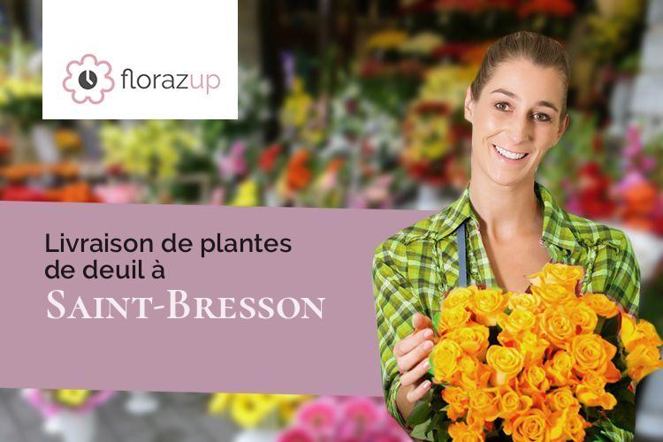 couronnes de fleurs pour un décès à Saint-Bresson (Gard/30440)