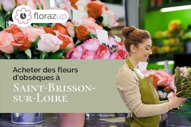 gerbes de fleurs pour des obsèques à Saint-Brisson-sur-Loire (Loiret/45500)