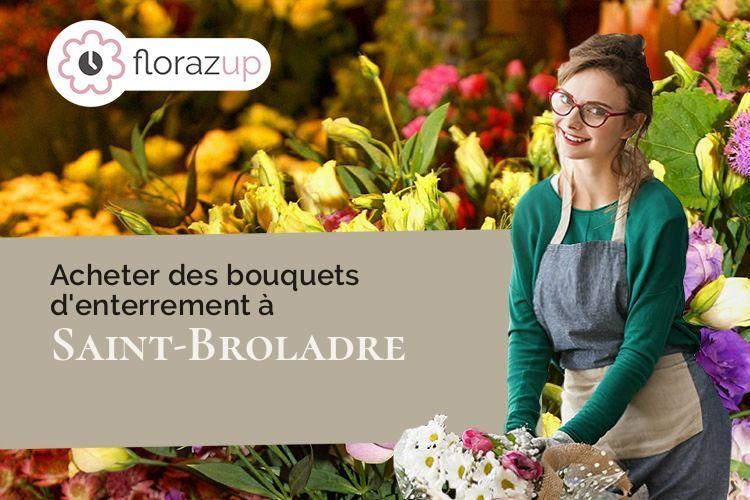 gerbes de fleurs pour des funérailles à Saint-Broladre (Ille-et-Vilaine/35120)