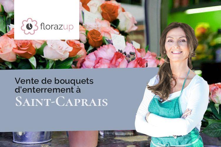 bouquets de fleurs pour un deuil à Saint-Caprais (Gers/32200)