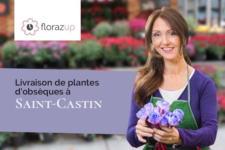 bouquets de fleurs pour des funérailles à Saint-Castin (Pyrénées-Atlantiques/64160)