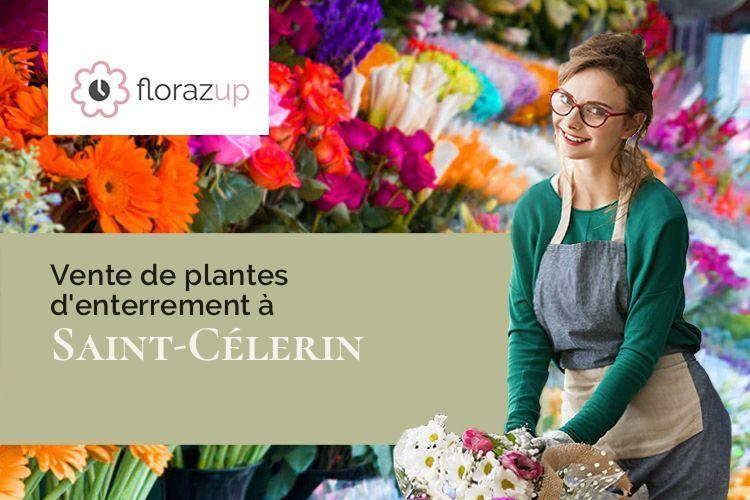 créations florales pour des funérailles à Saint-Célerin (Sarthe/72110)
