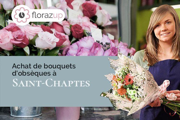 bouquets de fleurs pour un enterrement à Saint-Chaptes (Gard/30190)