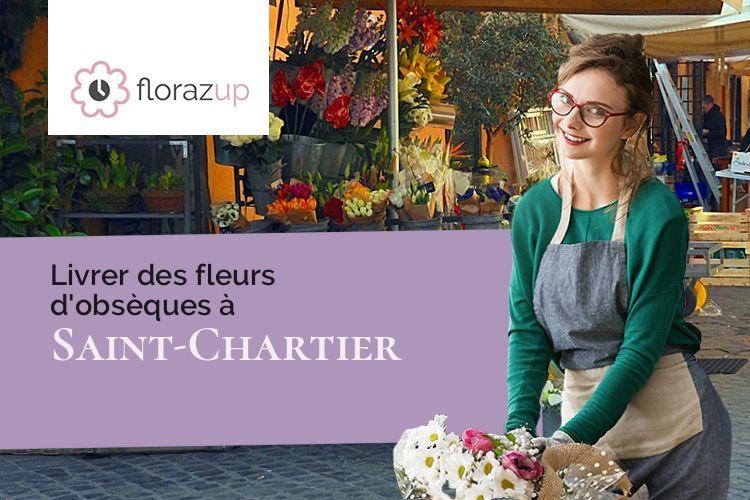 bouquets de fleurs pour des obsèques à Saint-Chartier (Indre/36400)