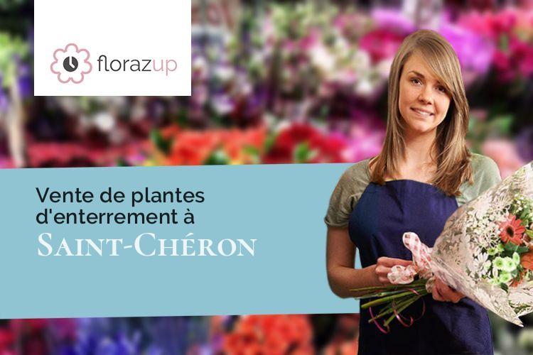 compositions de fleurs pour des funérailles à Saint-Chéron (Marne/51290)