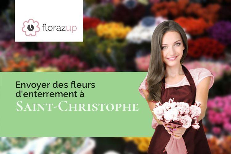 créations florales pour un deuil à Saint-Christophe (Allier/03120)