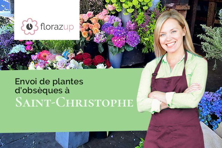 couronnes florales pour un décès à Saint-Christophe (Creuse/23000)