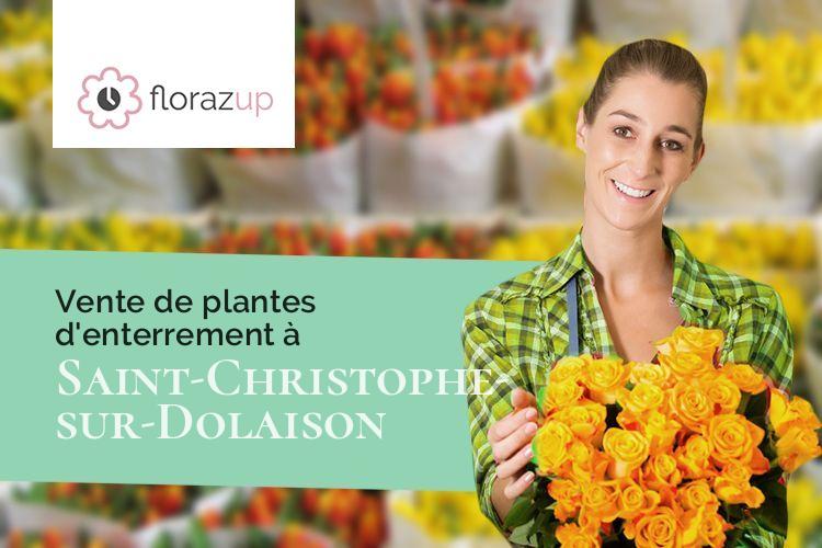 gerbes de fleurs pour une crémation à Saint-Christophe-sur-Dolaison (Haute-Loire/43370)