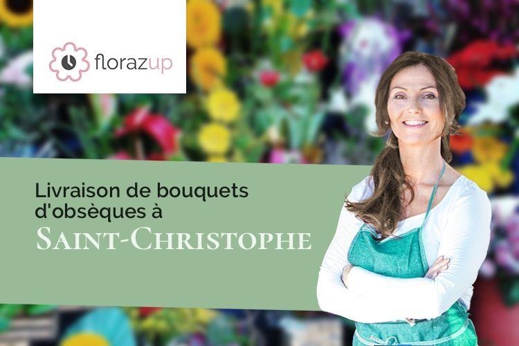 compositions de fleurs pour un enterrement à Saint-Christophe (Tarn/81190)