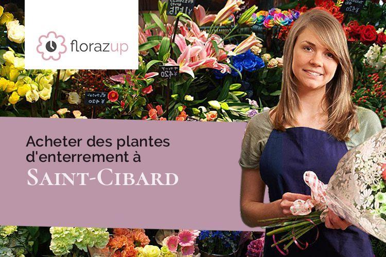 coupes de fleurs pour une crémation à Saint-Cibard (Gironde/33570)