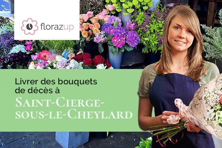 coupes de fleurs pour une crémation à Saint-Cierge-sous-le-Cheylard (Ardèche/07160)