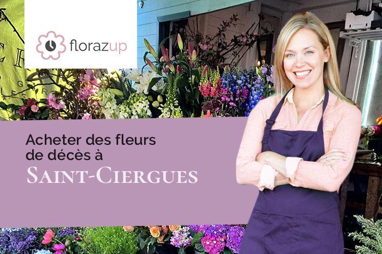 couronnes florales pour des obsèques à Saint-Ciergues (Haute-Marne/52200)