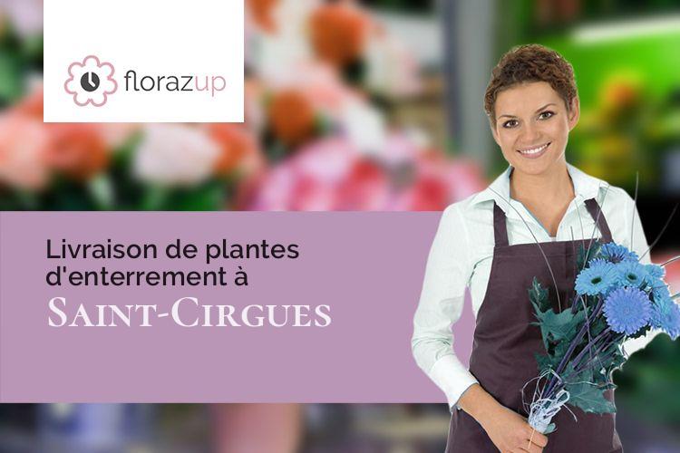 créations florales pour un décès à Saint-Cirgues (Lot/46210)