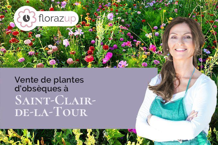 bouquets de fleurs pour des obsèques à Saint-Clair-de-la-Tour (Isère/38110)