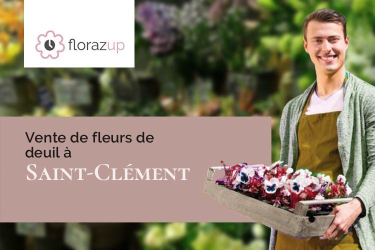 bouquets de fleurs pour des obsèques à Saint-Clément (Cantal/15800)