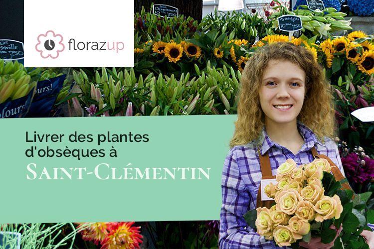 gerbes de fleurs pour un deuil à Saint-Clémentin (Deux-Sèvres/79150)