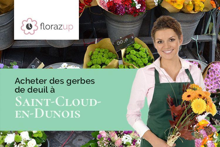 créations de fleurs pour un deuil à Saint-Cloud-en-Dunois (Eure-et-Loir/28200)