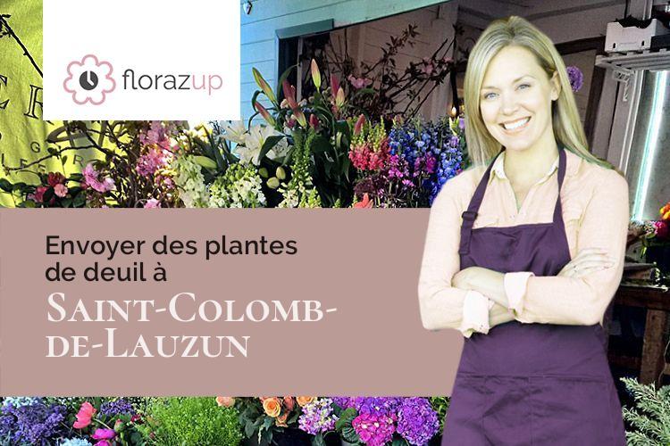 compositions de fleurs pour un décès à Saint-Colomb-de-Lauzun (Lot-et-Garonne/47410)