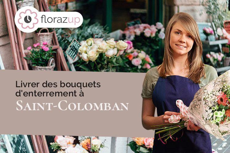 gerbes de fleurs pour un décès à Saint-Colomban (Loire-Atlantique/44310)