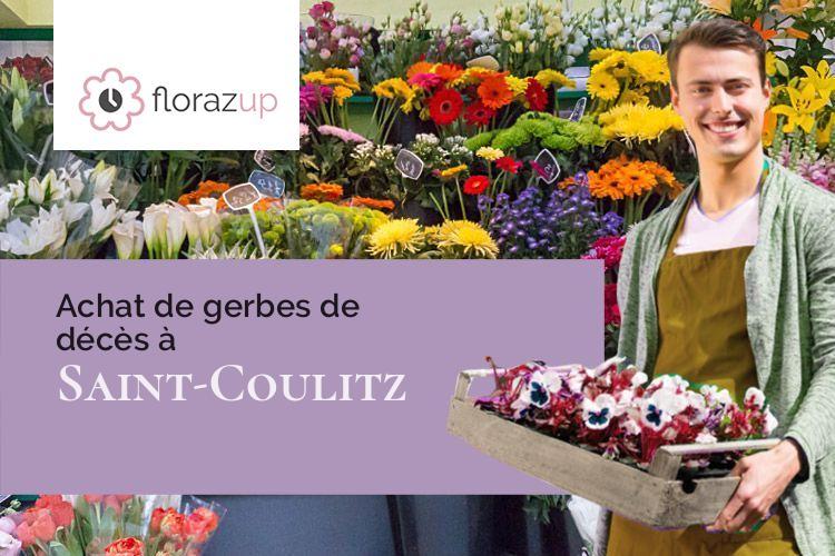 compositions de fleurs pour un décès à Saint-Coulitz (Finistère/29150)