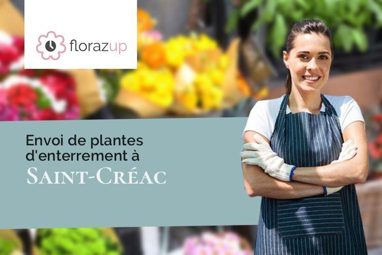 fleurs deuil pour des obsèques à Saint-Créac (Gers/32380)