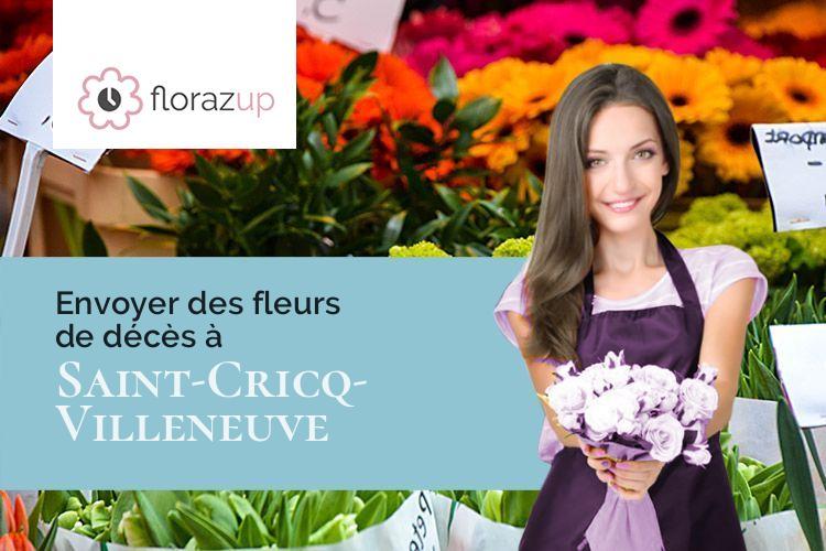 coupes de fleurs pour un deuil à Saint-Cricq-Villeneuve (Landes/40190)