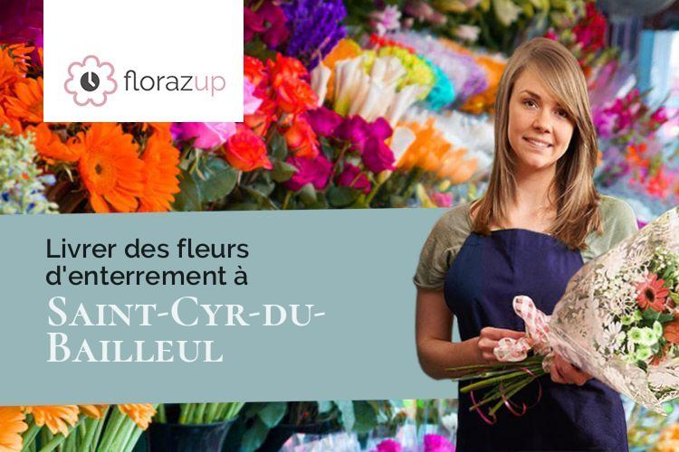 bouquets de fleurs pour un enterrement à Saint-Cyr-du-Bailleul (Manche/50720)