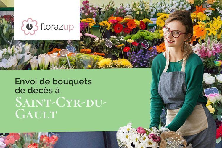 coupes de fleurs pour un décès à Saint-Cyr-du-Gault (Loir-et-Cher/41190)