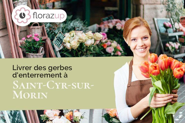 coupes de fleurs pour des obsèques à Saint-Cyr-sur-Morin (Seine-et-Marne/77750)