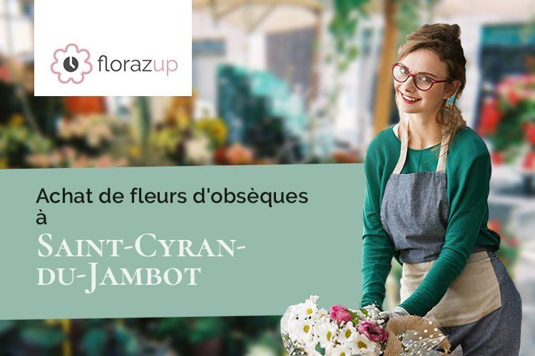 coeurs de fleurs pour des funérailles à Saint-Cyran-du-Jambot (Indre/36700)