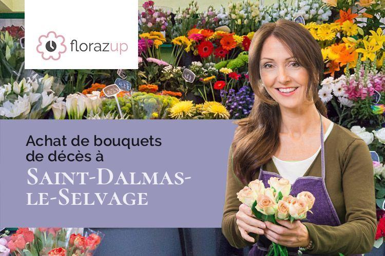 couronnes de fleurs pour un deuil à Saint-Dalmas-le-Selvage (Alpes-Maritimes/06660)