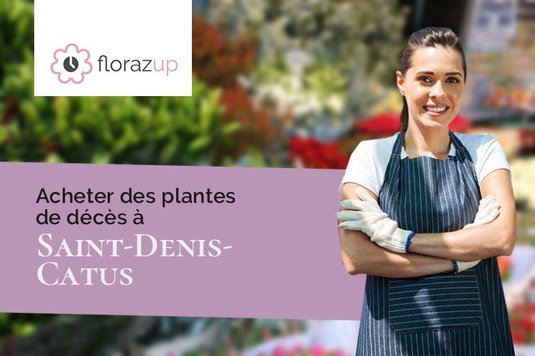 créations florales pour un décès à Saint-Denis-Catus (Lot/46150)