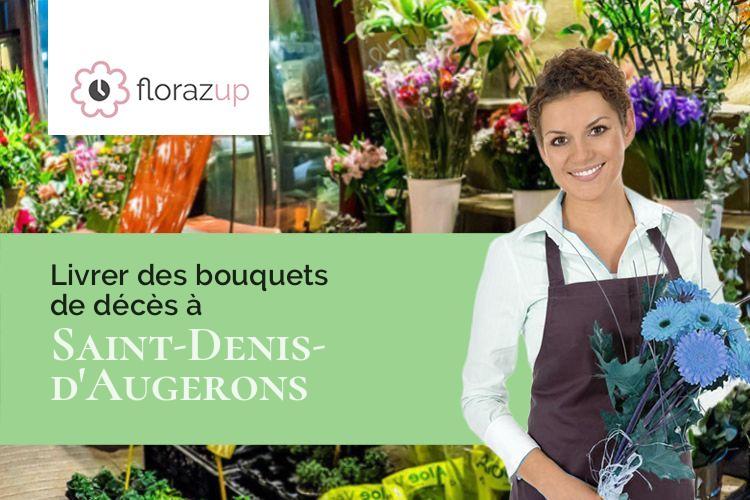 gerbes de fleurs pour une crémation à Saint-Denis-d'Augerons (Eure/27390)