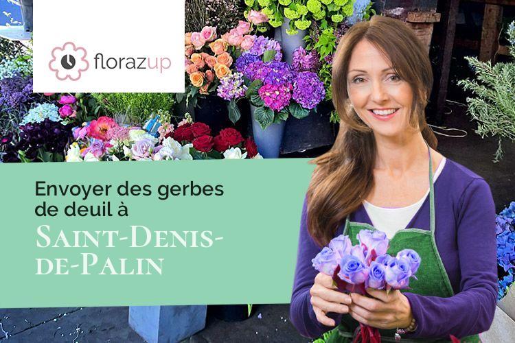 compositions de fleurs pour des obsèques à Saint-Denis-de-Palin (Cher/18130)