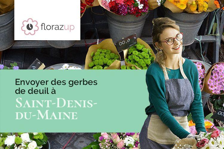 coupes de fleurs pour des funérailles à Saint-Denis-du-Maine (Mayenne/53170)