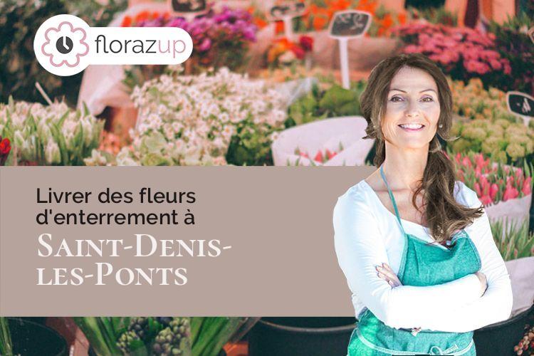 coupes de fleurs pour des obsèques à Saint-Denis-les-Ponts (Eure-et-Loir/28200)