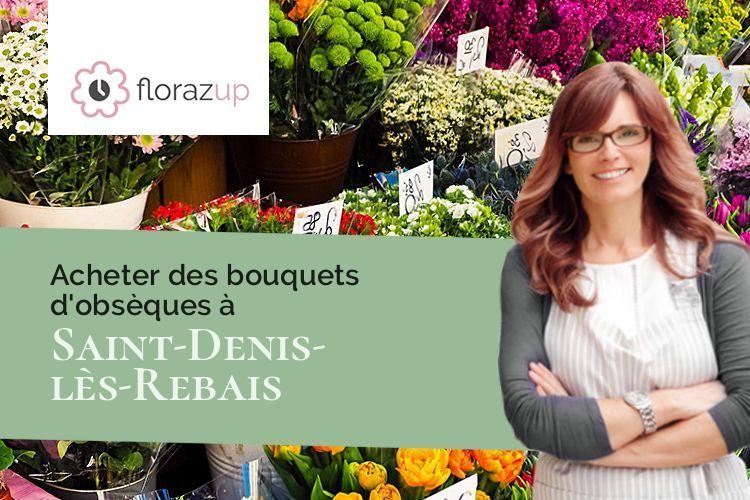 bouquets de fleurs pour un enterrement à Saint-Denis-lès-Rebais (Seine-et-Marne/77510)