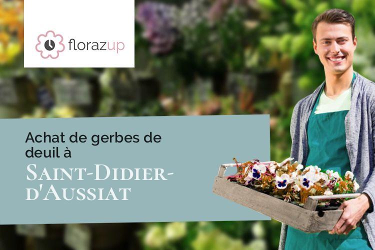 fleurs deuil pour une crémation à Saint-Didier-d'Aussiat (Ain/01340)