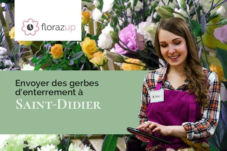bouquets de fleurs pour un décès à Saint-Didier (Jura/39570)