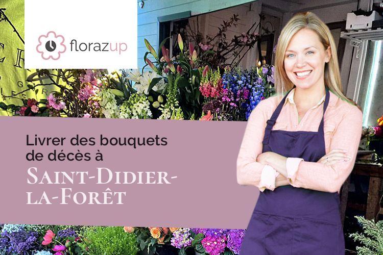 compositions de fleurs pour des funérailles à Saint-Didier-la-Forêt (Allier/03110)