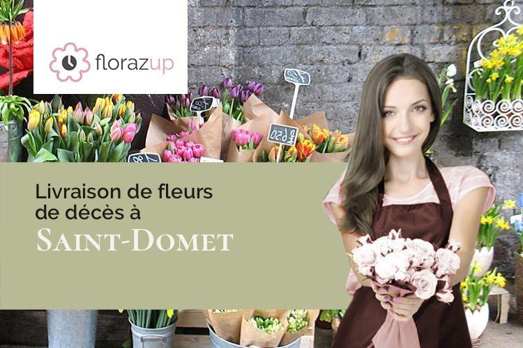 couronnes florales pour un décès à Saint-Domet (Creuse/23190)