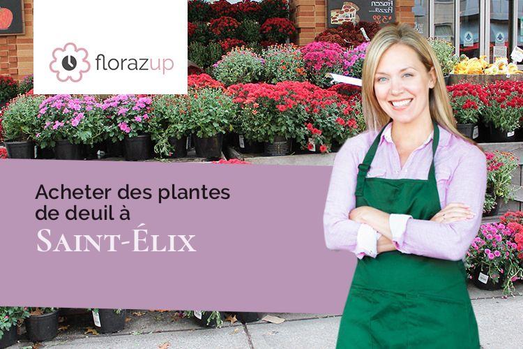 croix de fleurs pour un deuil à Saint-Élix (Gers/32450)