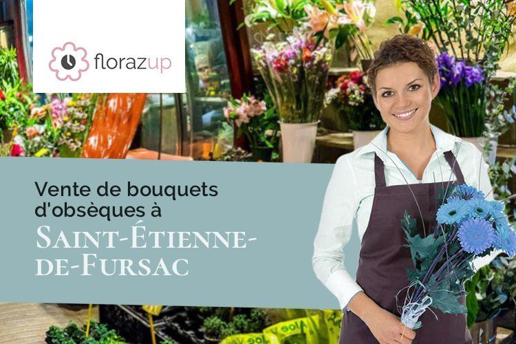 fleurs deuil pour des funérailles à Saint-Étienne-de-Fursac (Creuse/23290)