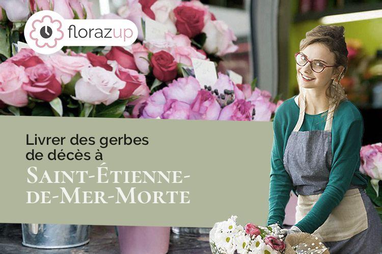 bouquets de fleurs pour des funérailles à Saint-Étienne-de-Mer-Morte (Loire-Atlantique/44270)