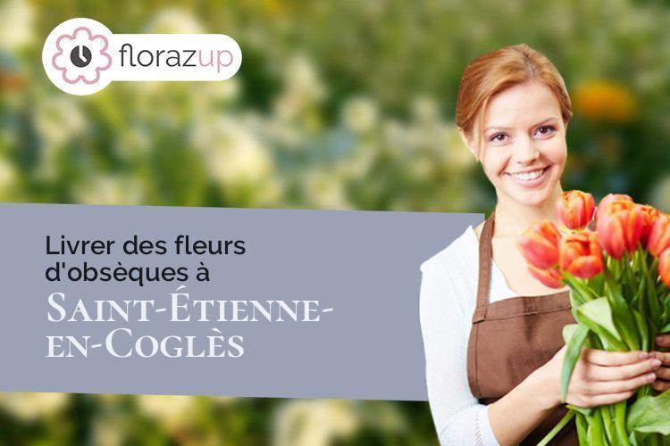 coeur de fleurs pour une crémation à Saint-Étienne-en-Coglès (Ille-et-Vilaine/35460)